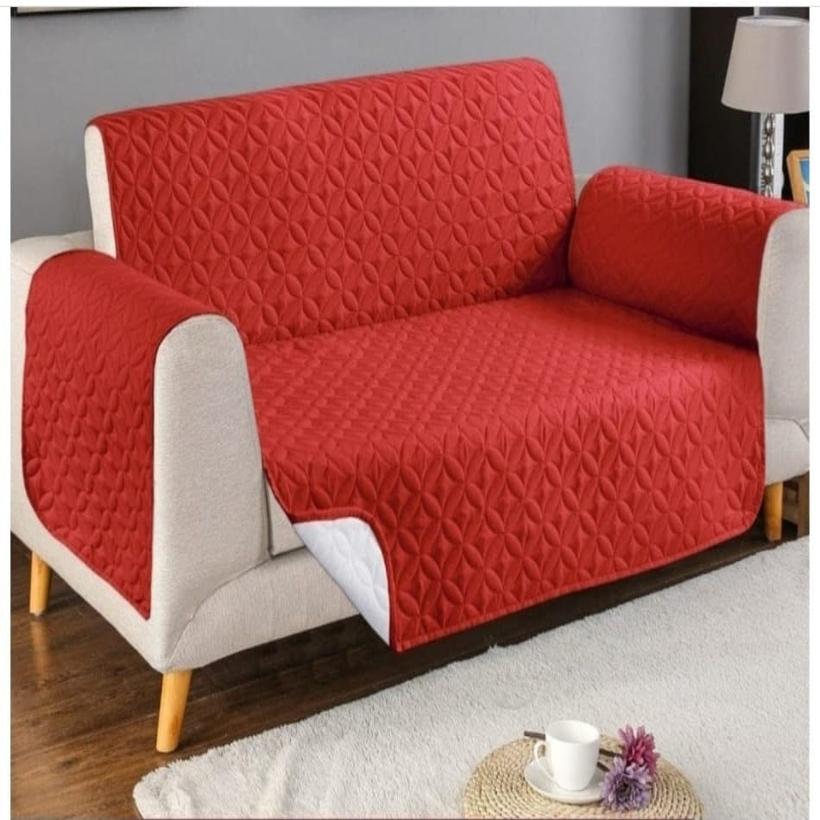 Ultrasonic Quilted Style Sofa Cover – Maron (Premium Stretch Fit)